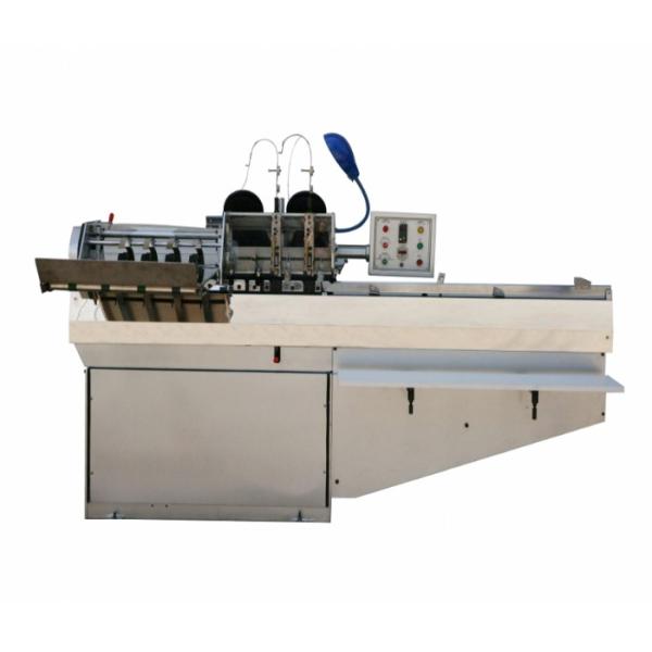 Two Head Saddle Stitch Binding Machine , Nanbo 30-80times/Min Book Folding Machine