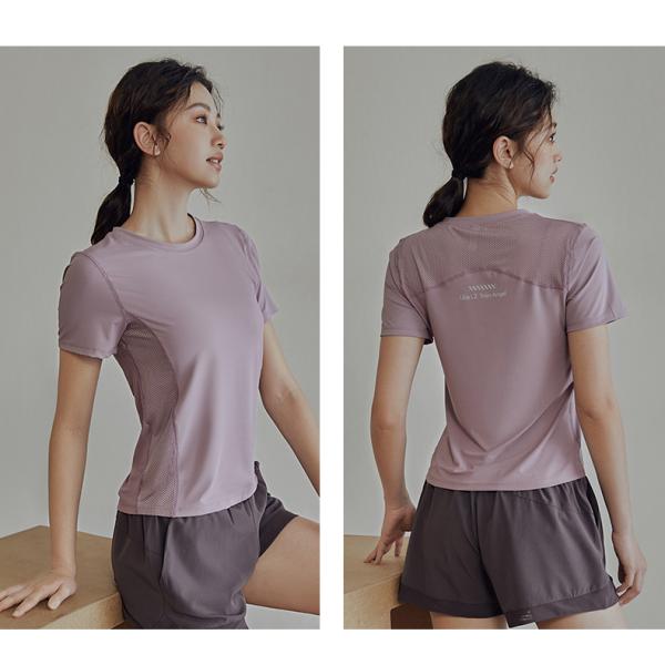 Richee Womens Athletic T Shirts Flatlock Stitcing Ladies Fitness T Shirts