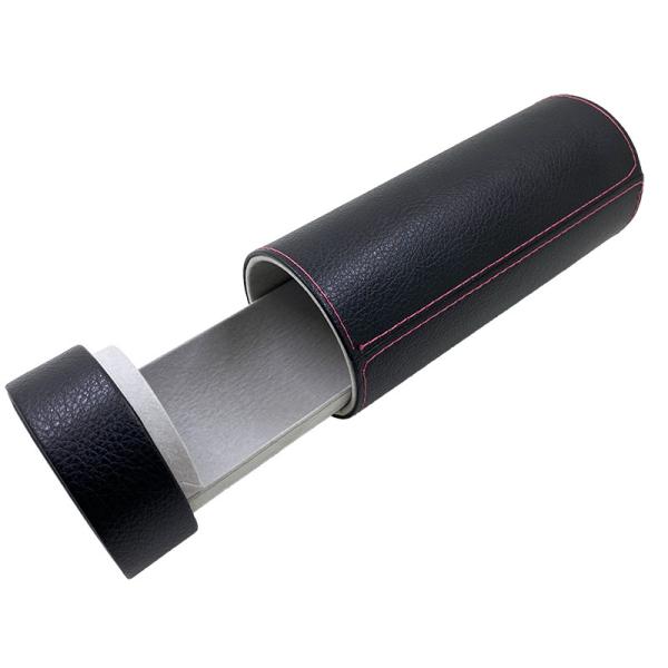 PU cylinder custom glasses case new advanced handmade glasses box