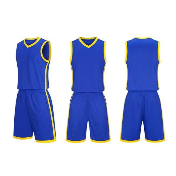 Yellow Blue Loose Football Training Tracksuits Sweat Absorbing Youth Sports Jersey