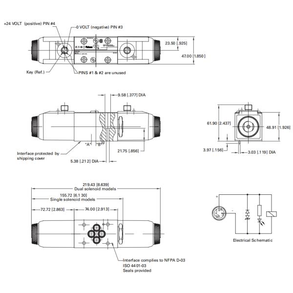 VICKERS DG4V-3-2C-M-U-H7-60 Electromagnetic Valve