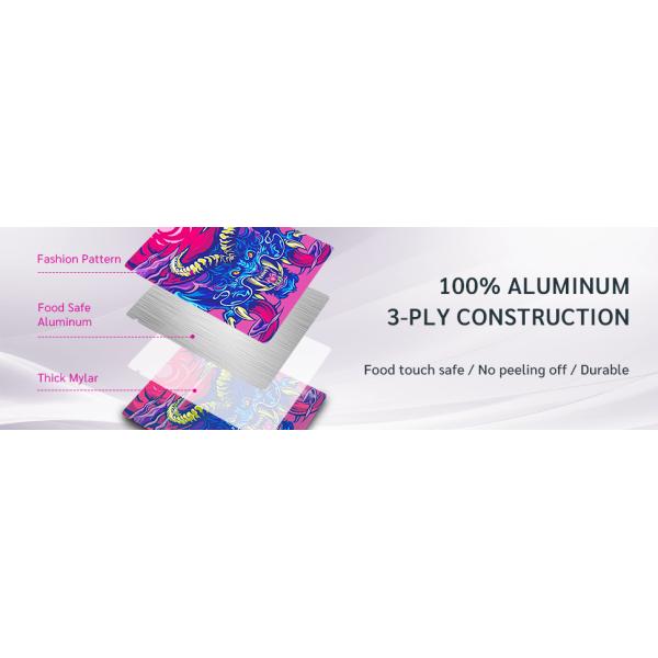 100% ALUMINUM & 3-PLY CONSTRUCTION