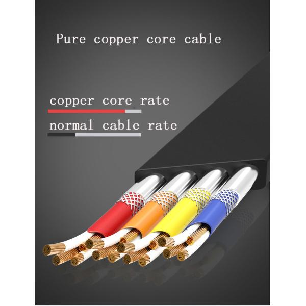 Micro USB TYPE-C iPhone 3 in 1 rounded Retractable Fast Charging USB Data Cable for android and iPhone7 8