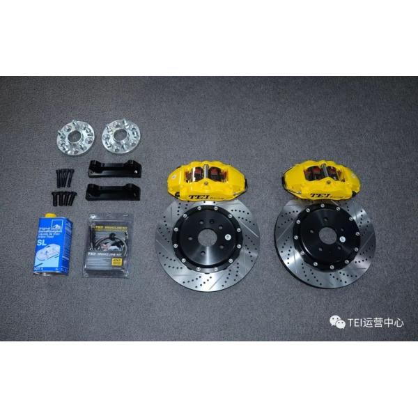 4 Piston Racing Caliper Chevrole Big Brake Kit 355*28 MM High Carbon Disc Racing And Brake Pads For Trax 17 Inch Rim