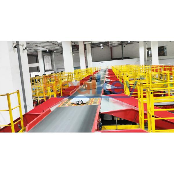 E-Commerce Warehouses Swivel Wheel Sorter With Comprehensive Technical Support