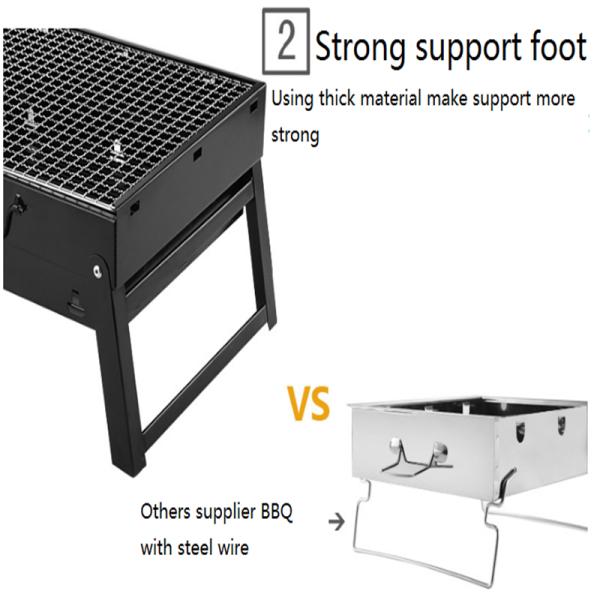 Factory price villa Easy Carry outdoor small charcoal Barbecue Grill for 3 people