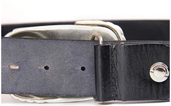 Vintage Mens Casual Leather Belt Length Range 100-140cm Customize Service