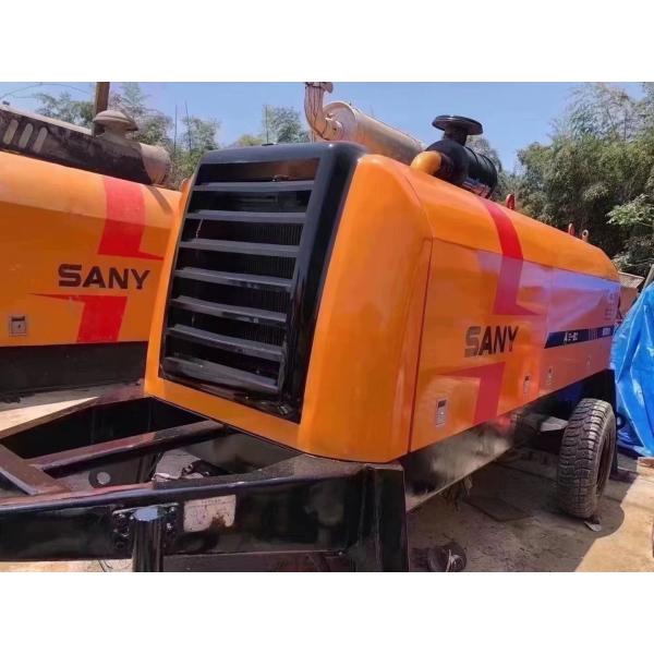 Refurbished Diesel Used Concrete Trailer Pump HBT6016-C5D 6860 Kg