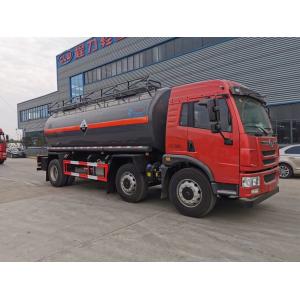 China FAW 10 Wheels Hazardous Chemical Tanker Truck With CA1250PK2L5T3BE5A80 Chassis on sale
