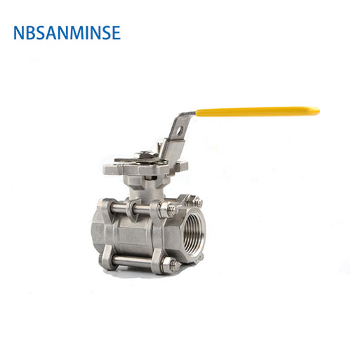 CF8M 1 inch Hydraulic High Pressure Ball Valve 1000psi WOG Stainless Steel SS316 Oil Gas Water Pipe Line Application