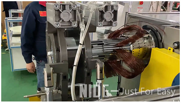 Automatic Pump Motor Stator Coil Inserting And Expanding Machine