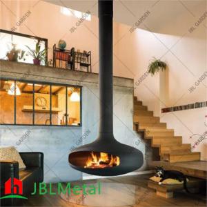 Quality Hanging Ceiling Suspended Fireplace Wall Mount Metal Fireplace wholesale