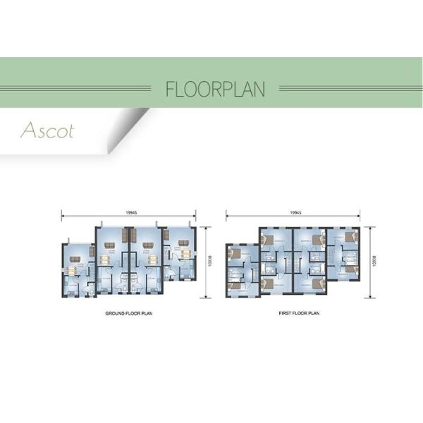 2 Storey Prefabricated Apartment Buildings With Light Steel Frame House