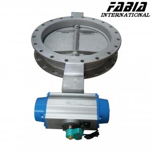 Quality Pneumatic Control Flange Butterfly Valve Flange End wholesale