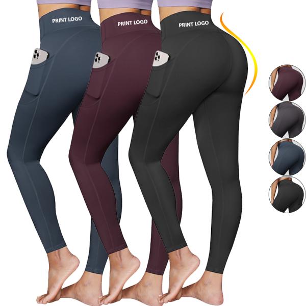 HEXIN Lady Full Length Crop High Waist Running Wear Yoga Seamless Legging Comfortable