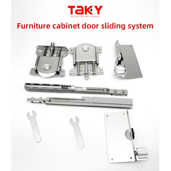 Double Soft Closing 8 Wheel Sliding Door Roller Zinc Alloy