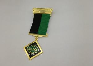 Quality Hard Enamel Die Struck Custom Awards Medals For Army Hornor With Gold Plating wholesale