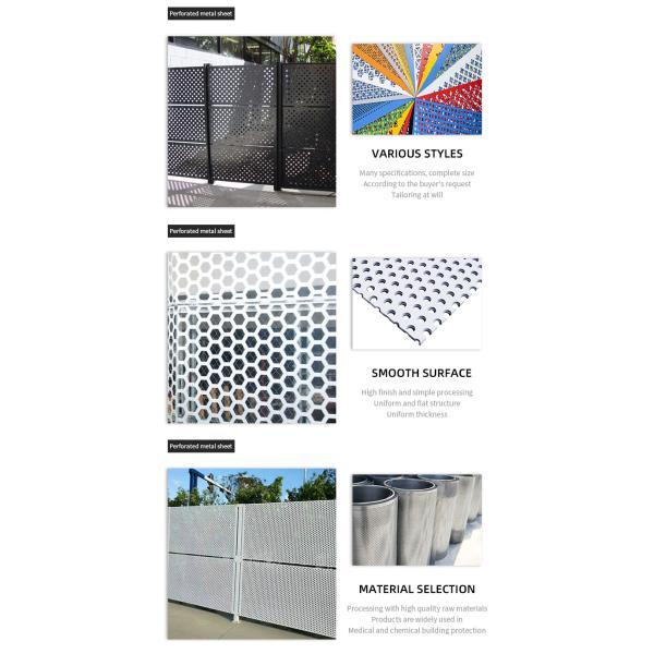 Anti Corrosion Decorative Steel Plate OEM Perforated Metal Sheet