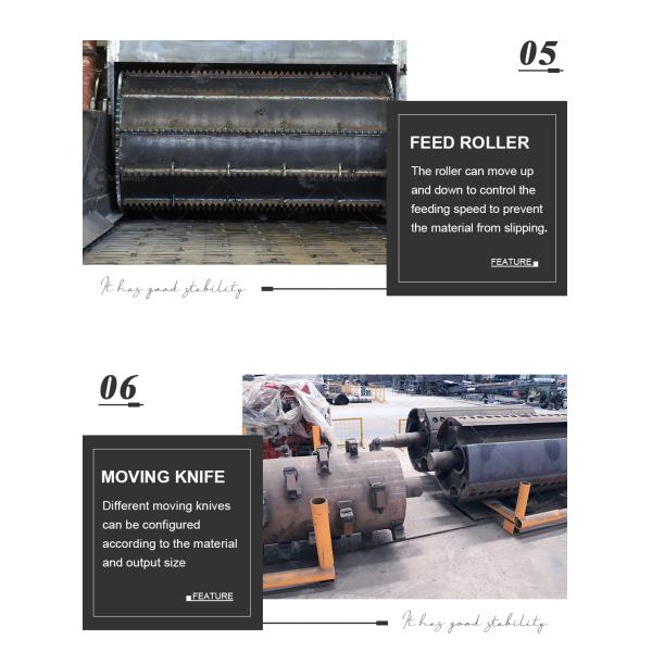 Manufacture Drum Wood Chipper Machine with 3500KG Weight and Core Components Bearing