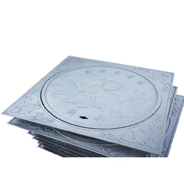 Sidewalk Square To Round Manhole Cover Polishing Surface Finished Rustproof