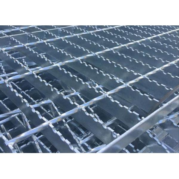 Workplace Sawtooth Catwalk Steel Grating Non Slip Q235 Carbon Steel