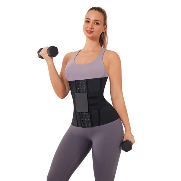 HEXIN Custom Logo Private Label Latex Waist Trainer Wrap for Slimming and Firm Control