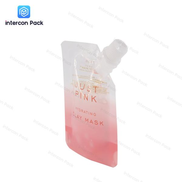 Stand Up Plastic Packaging Bag Digital Printing Polyester Film With Mouthpiece