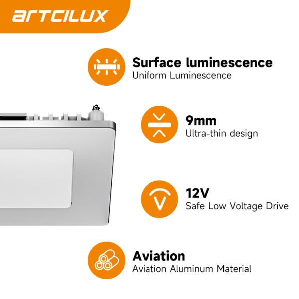 250lm Brightness LED Cabinet Spotlight 20mm Dia. Cutout Size for Your Cabinet Transformation