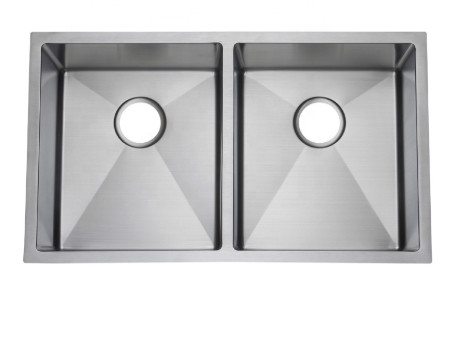 Undermount Double Bowl Brushed Stainless Steel Kitchen Sink