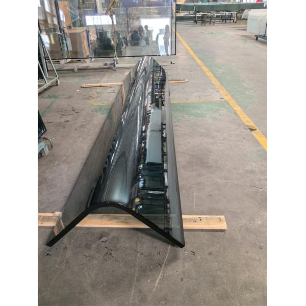Small Radius Curved Glass Hot Bent Laminted Insulated Sun Film Coated Glass High-Difficulty Glass Columns
