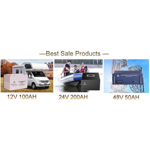 12V 100AH Lithium Iron Phosphate Battery Pack Built In BMS With Grade A Prismatic Cell