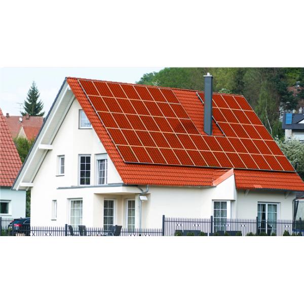 Orange Color Photovoltaic Modules 25mm Frame Thickness 135w/㎡-175w/㎡