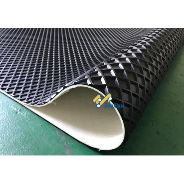 Wood industrial belt checker pattern