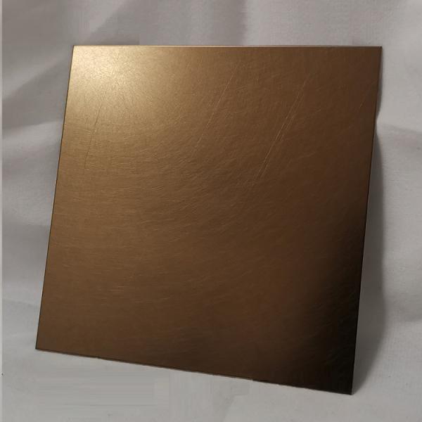 Vibration SS Sheet Anti Bronze Plating Decorate Sheet Four Feet