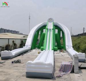 Quality Super Triple Slide Inflatable Water Slide Outdoor Children's Water Park Commercial Blow Up Water Slides wholesale