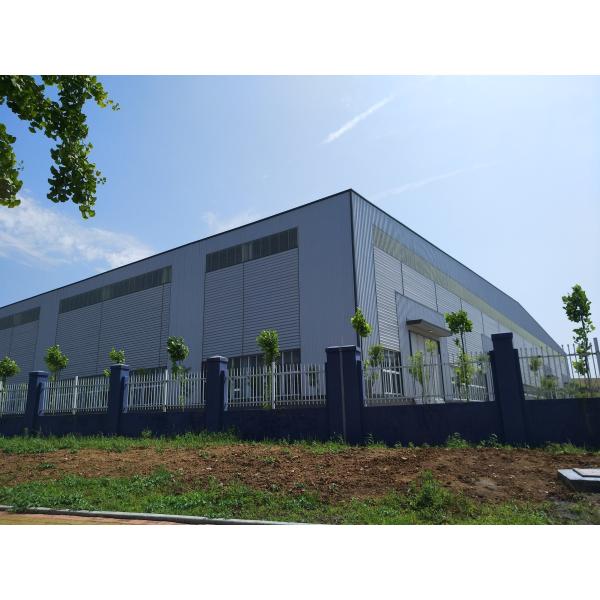 Q355B Grade Industrial Heavy Duty Prefab Steel Structure Workshop Construction