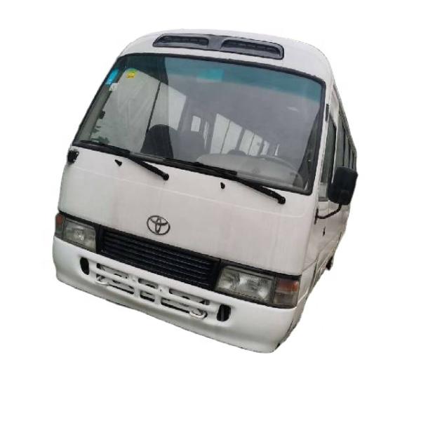 TOYOTA 1HZ Engine Used Coaster Bus 37000km Second Hand Mini Bus