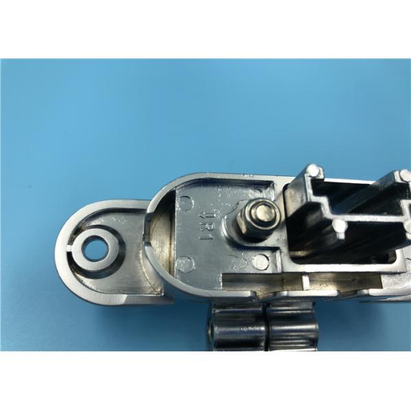 Zinc Alloy Adjustable 3D 180 Degree Concealed Hinge Right Open 30x110 mm