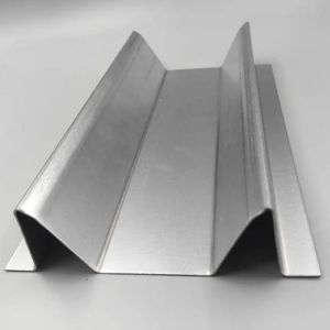 Anti Slip Solar Metal Drainage Channel Silvery / Photovoltaic Water Drainage
