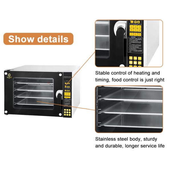 Convection 4 Plate Electric Stove Hot Air Ovens Digital control For Mini Mincrowave Pizza Brush