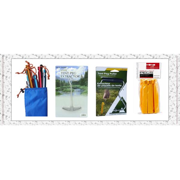 Aviation Aluminum Alloy Tent Pegs Ultralight Square nail Stakes Hook Pin Nails Camping Accessories