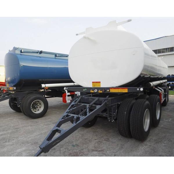 20000L 3 Axles 20CBM Drawbar Fuel Tanker Trailer
