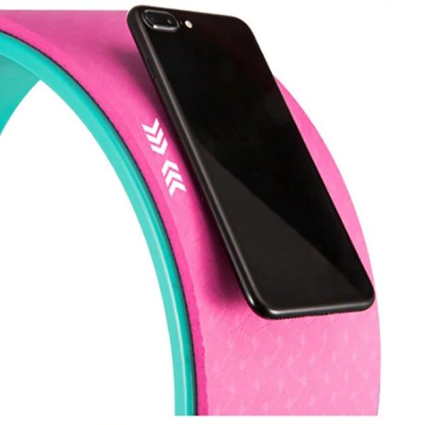 Colorful Beginner Yoga Wheel , Yoga Back Roller Wheel With Thick Padding