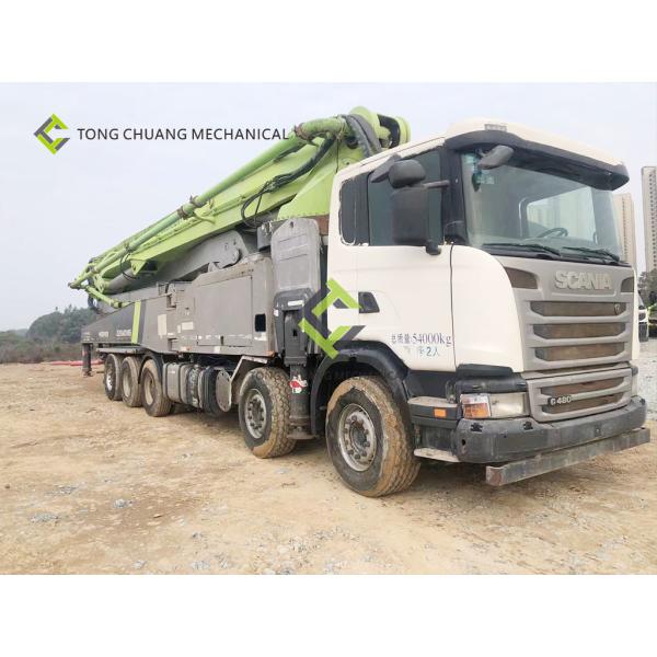 In 2016 Zoomlion Remanufactured Used Concrete Boom Truck 63 Meters