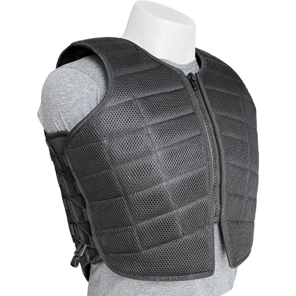 Outdoor Equestrian Activities Essential Certified Block Foam Padded Black Unisex Vest