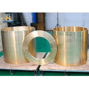 Quality Centrifugal Casting Large Wear Resistant C9500 Bronze Copper Bushing / Bearing wholesale