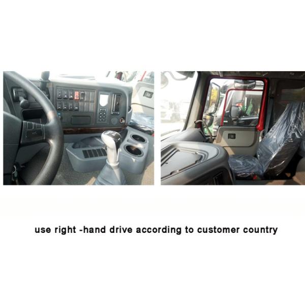 12.00R20 Tire 300-400L Fuel Tank Capacity 371HP 6X4 Tractor Head HOWO Used