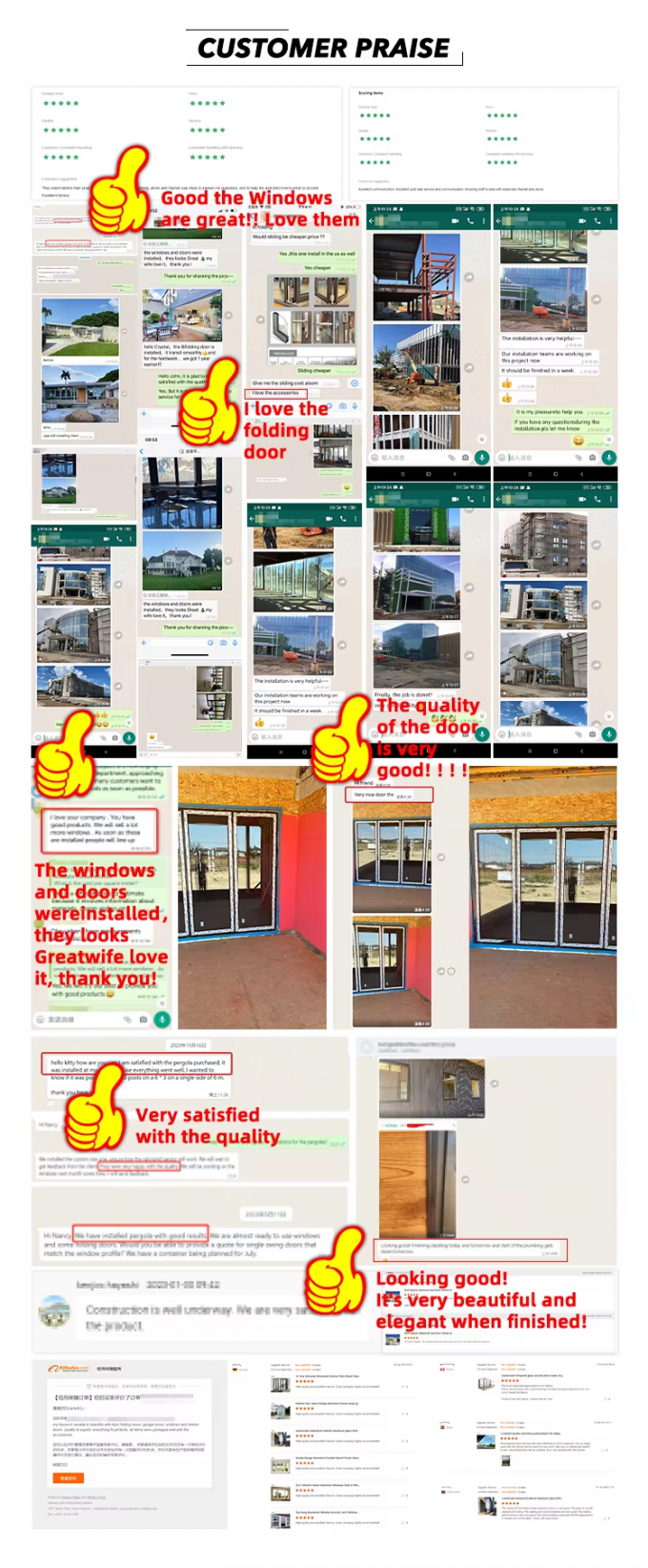 Aluminum Folding Door for Patio & Garden | Energy-Efficient, Weatherproof, Slim Frame Bi-Fold Door System for Commercial & Residential Applications