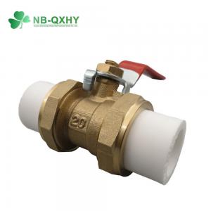 Quality Brass Manual Driving Mode Hot Melt Ball Valve for DN20-110 PPR Double Union wholesale
