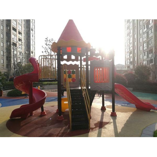 Nature Style Preschool Outdoor Playground Equipment For Business Quarter TQ-ZR1114
